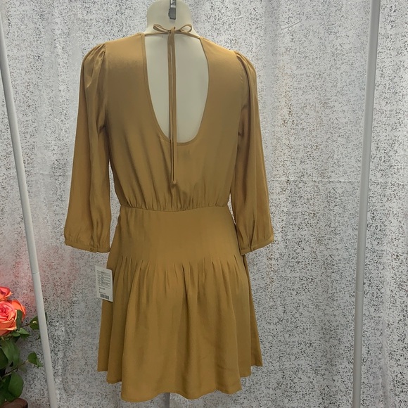 UO Kimchi Blue NWT Mustard Yellow dress - Picture 2 of 9